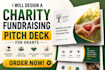 design a grant winning pitch deck for UK charities