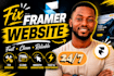 fix framer website, clone framer website, animations, and framer errors