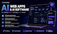 create full stack ai web app and ai software