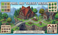 create pixel art tileset game art sprite sheet game pixel background rpg maker