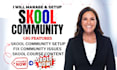 setup skool community, setup skool online community skool community manager
