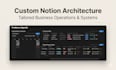 build a custom notion workspace, CRM, and operating system