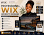 create a professional wix website with SEO optimization