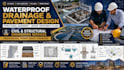 waterproof drainage pavement design structural basement water treatment permit