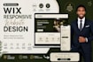 create a responsive wix website design