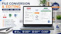 do fast file conversion and file editing