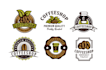 modern cafe logo design with professional style