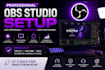build a professional obs streaming setup with custom scenes, alerts and overlay