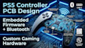 design ps5 game controller pcb with embedded firmware and bluetooth