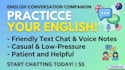 be your casual english text chat companion
