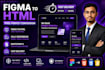 convert figma to HTML CSS bootstrap responsive website
