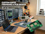 create custom esp32 firmware and pcb for smart automation systems