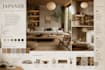moodboard,3d rendering, planing for your space as a enthusiastic interior design