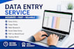 do data entry and virtual assistant work professionally