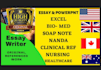 write bio med, care plans, soap notes, nanda, clinical research