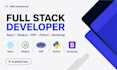 build a full stack web app with react node js and python