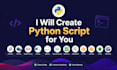 develop custom python scripts for automation, apis, and data processing