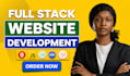 build full stack web app or ai web app as frontend and backend developer