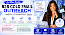 do b2b cold email outreach with lead list, copywriting and setup