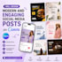 design modern social media posts
