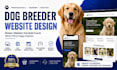design professional dog breeder websites
