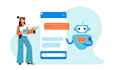 create a whatsapp or telegram chatbot with your custom dashboard
