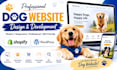 design dog breeder shopify website