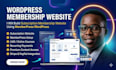 build subscription, membership website using memberpress wordpress