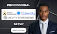 setup online booking site appointment page on acuity scheduling calendly square