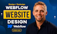 design and develop webflow business website, custom webflow website development