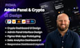 design modern figma admin panel UI UX and responsive crypto dashboard layouts