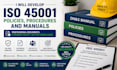 develop iso 45001 policies procedures and manuals