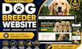design dog breeder website