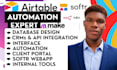 setup airtable automation, airtable crm, airtable database, airtable expert