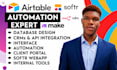 setup airtable automation, airtable crm, airtable database, airtable expert