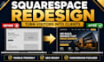 squarespace website redesign squarespace website design website development