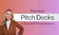 design a premium pitch deck or branded presentation