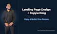 write copy and build a high converting HTML landing page