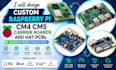 design custom raspberry pi cm4 cm5 carrier boards and hat pcbs