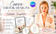 design editable canva ebook invitation and lead magnet