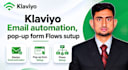 setup klaviyo email marketing flows, shopify email automation and popup forms