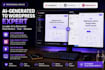 lovable ai to wordpress elementor webflow base44 web app capacitor ios replit