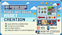 create pixel art characters, sprites and game assets