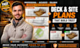 design deck layouts, retaining wall details and outdoor framing plans