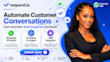setup respond io ai agent whatsapp API CRM integration automation respond io