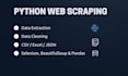 scrape websites and extract clean structured data using python