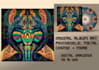 create high quality custom album art, psychedelic, cosmic, surreal and metal