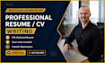 write a professional resume, CV, cover letter, and optimize your linkedin
