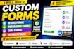 build smart intake onboarding CRM forms for your business