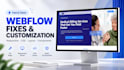 fix and customize your webflow website
